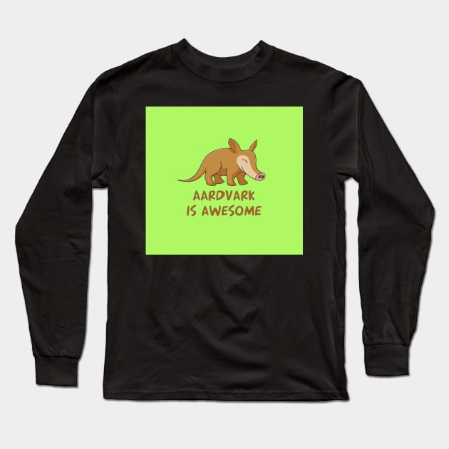 Aardvark Long Sleeve T-Shirt by Rans Society